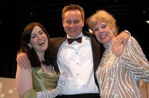 Stephanie D'Abruzzo, Michael Riedel and Betsy Palmer Photo