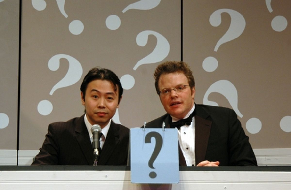 Liang Wong of the NY Philharmonic, youngest lead Oboe Player in the orchestra and J. Keith van Straaten at 