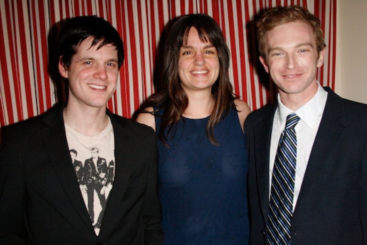 Michael Esper, Pam Mackinnon, and Gideon Banner at 