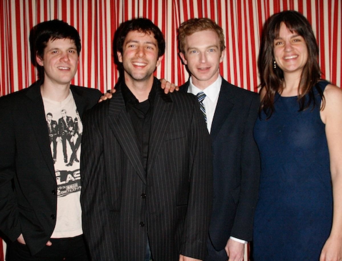 Michael Esper, Itamar Moses, Gideon Banner, and Pam Mackinnon at 