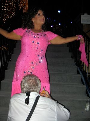 Marissa Jaret Winokur: "Cutting the tassles.
Wardrobe is the best! I love my drag!" @ BroadwayWorld Marissa Jaret Winokur: "Cutting the tassles.
Wardrobe is the best! I love my drag!" Photo