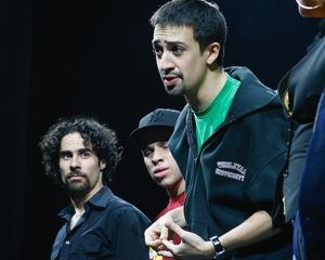 Alex Lacamoire, Robin de Jesus, and Lin-Manuel Miranda Photo