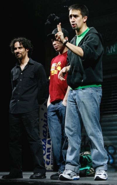 Alex Lacamoire, Robin de Jesus, and Lin-Manuel Miranda Photo