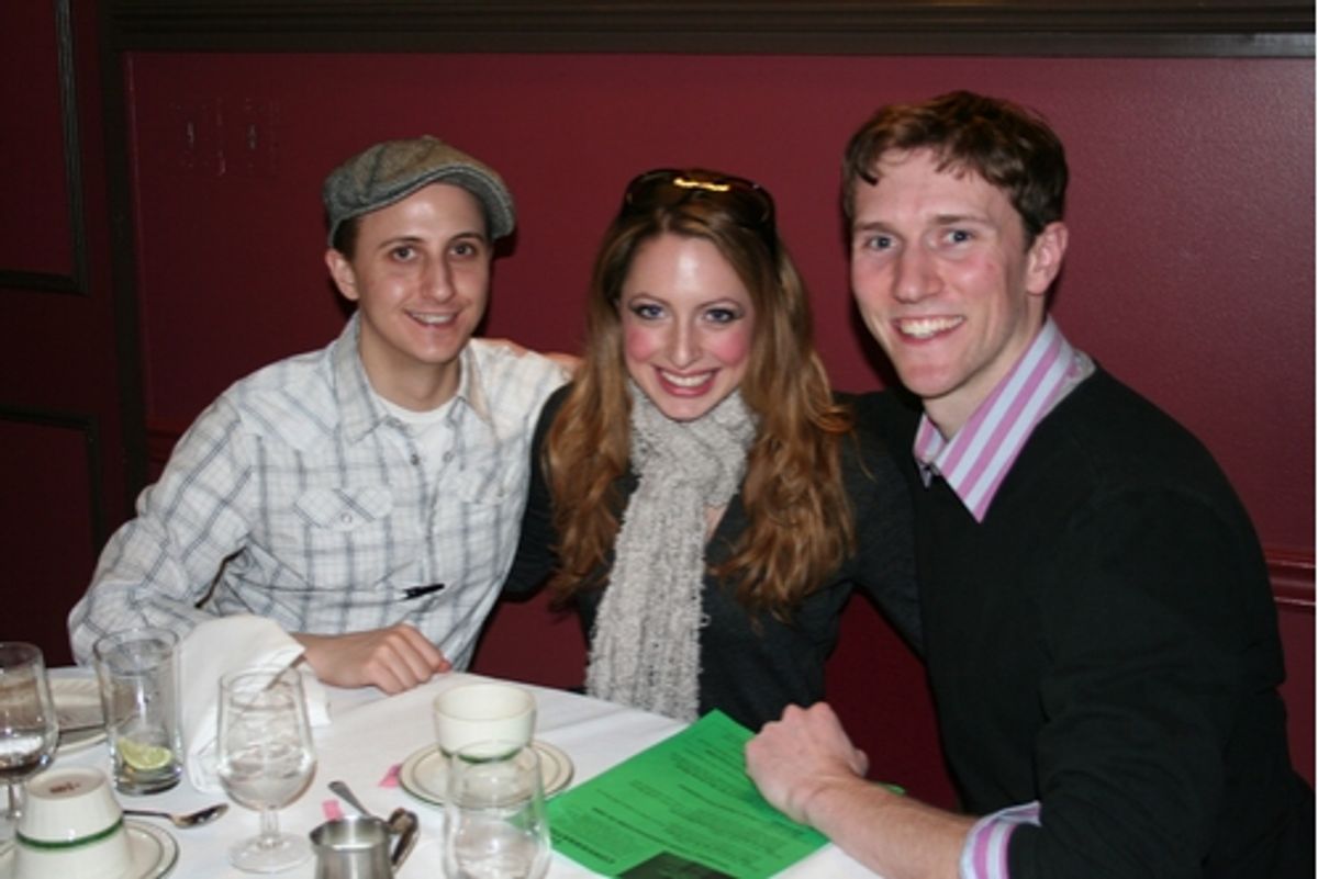 Gypsy cast members; John Scacchetti, Nancy Renee Braun and Matt Gibson at 