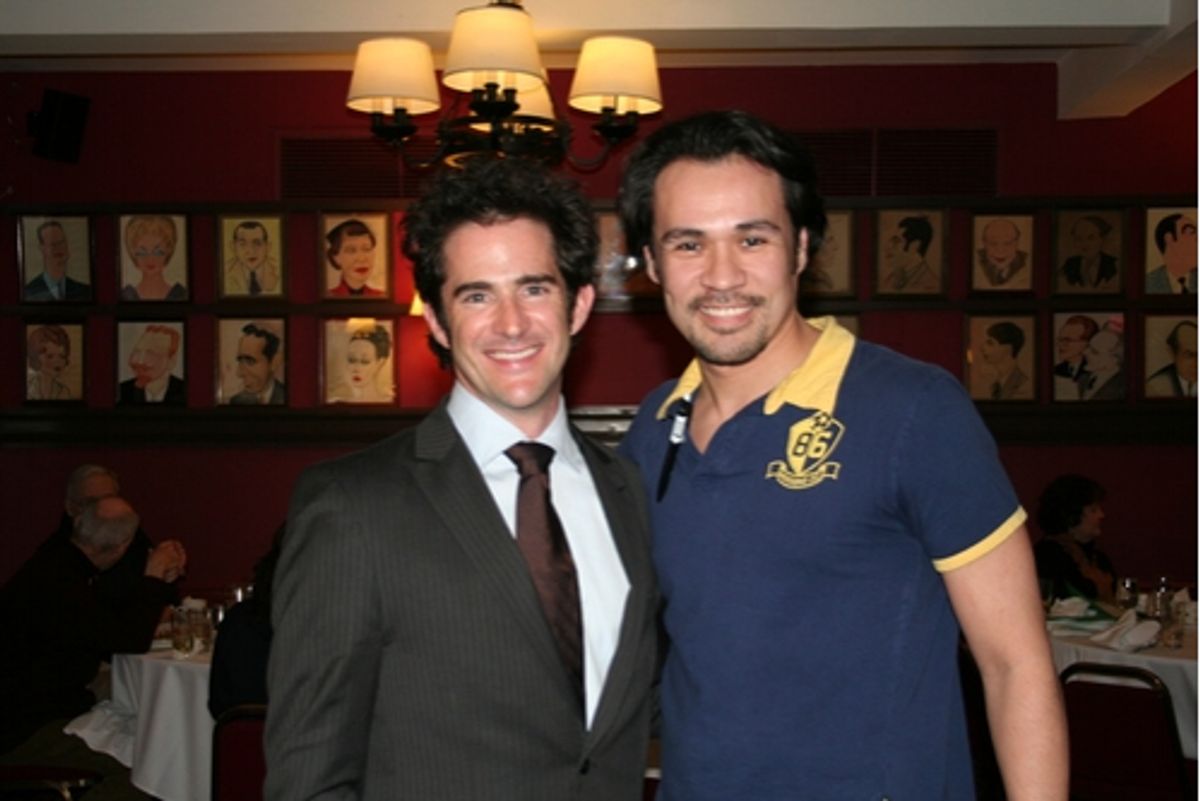 Andy Blankenbuehler and Michael Balderama at 