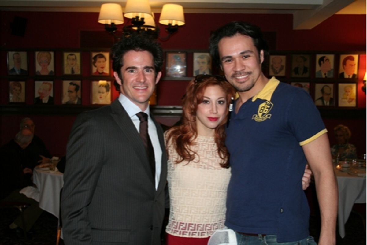 Andy Blankenbuehler, Lorin Latarro and Michael Balderama at 