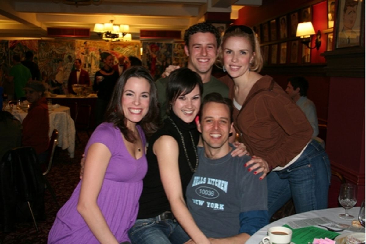 Katherine Tokarz, Jennifer Dunne, Christopher Spaulding, Noah Racey and Jen Frankel at 