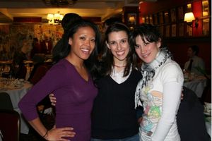 A Chorus Line cast members; J. Elaine Marcos, Lyndy Franklin and Deone Photo