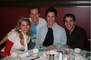 Stephanie Youell (Curtains), Austin Eyer (Curtains), Andrew Fitch (Spamalot) and Joe  Photo