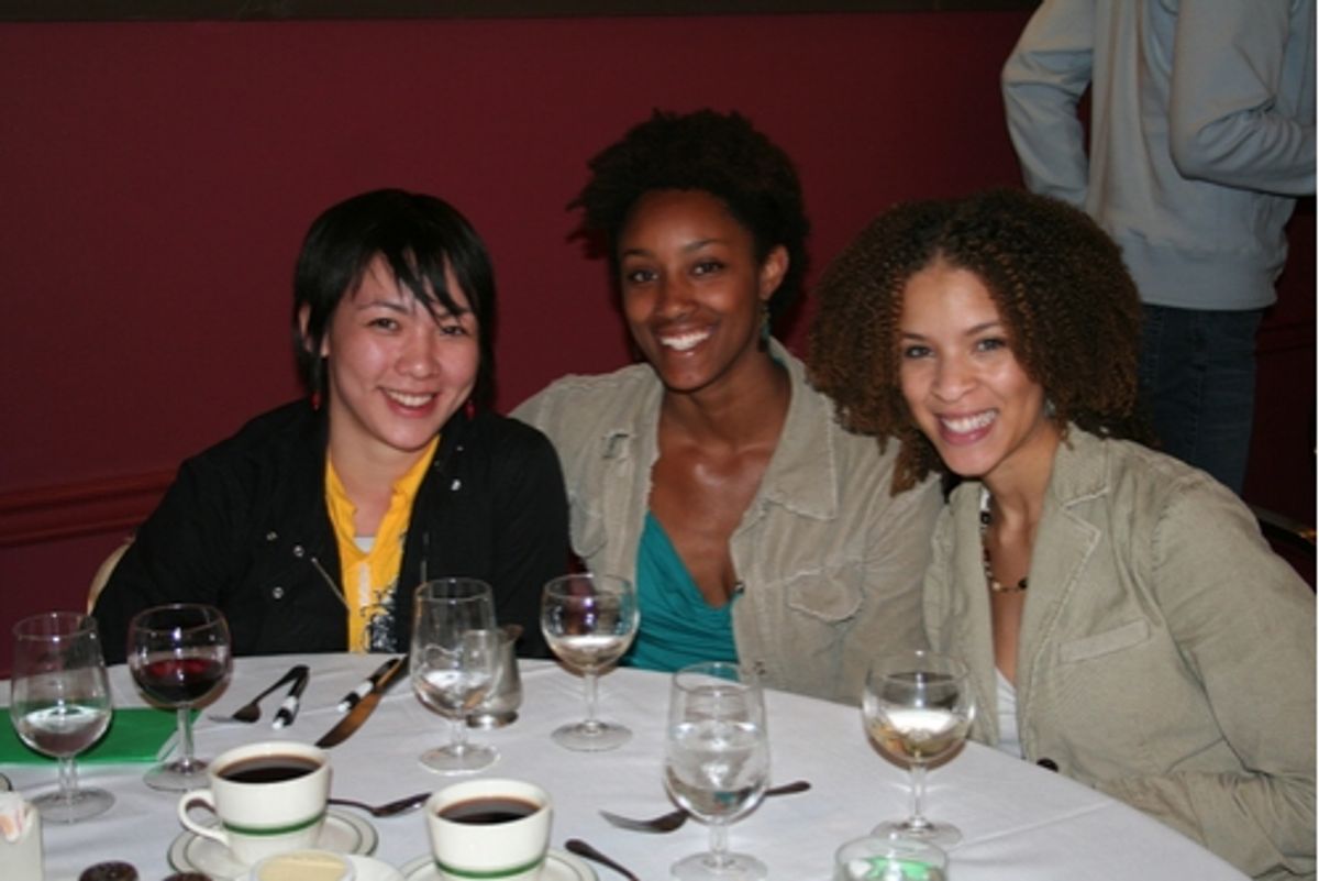 Nikki Zialcia, Marla McReynolds (The Color Purple) and Shelby Braxton Brooks (The Color Purple) at 