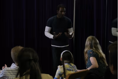 Norm Lewis and Class Photo