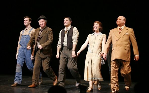 Bill Raymond, Jim Bracchitta, Brian Reddy and Ensemble Photo