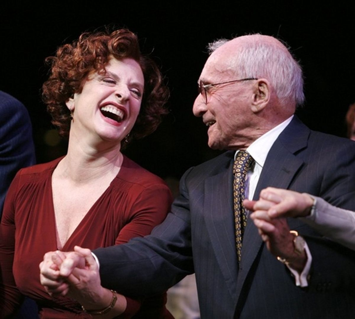 Patti LuPone and Arthur Laurents at 