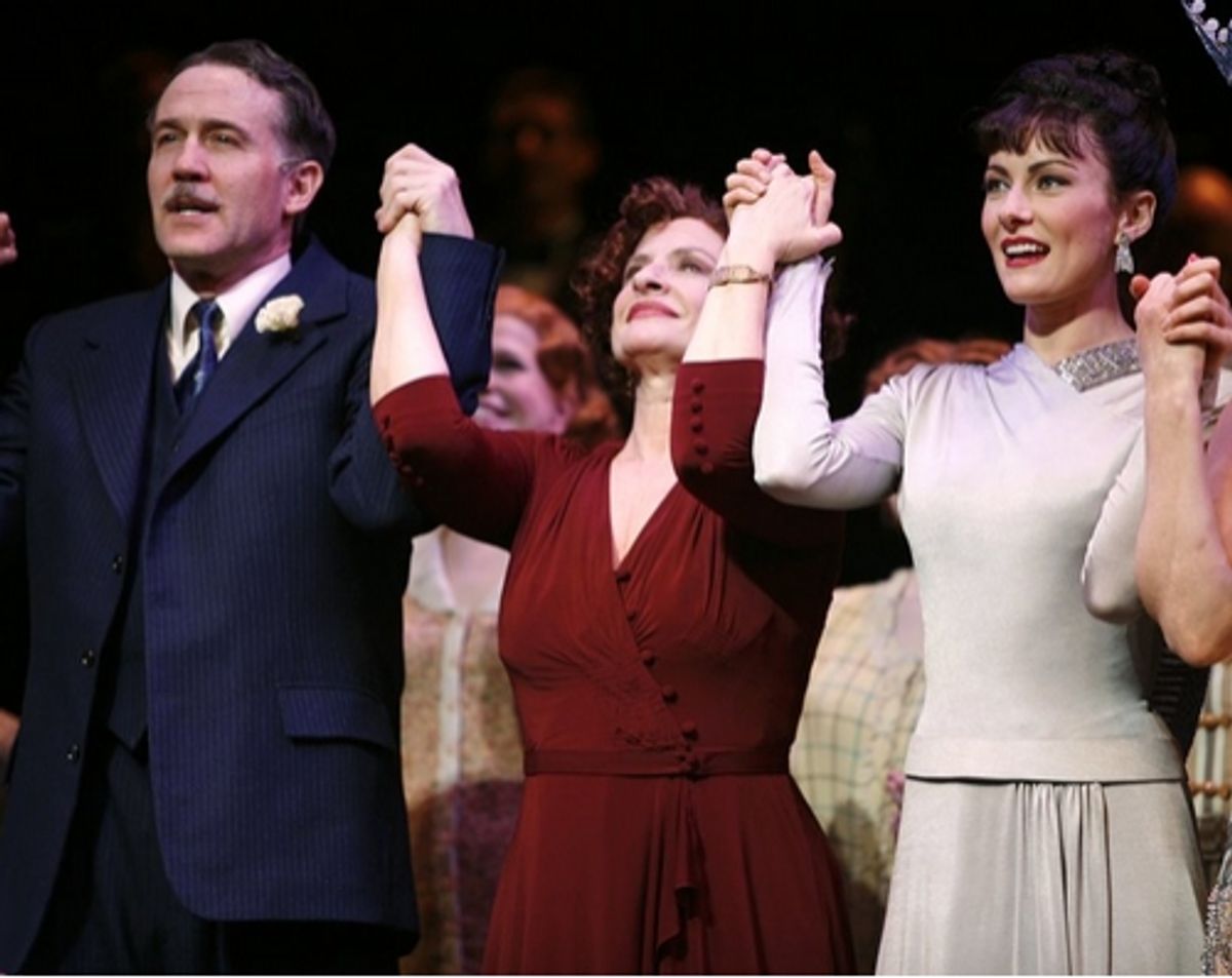 Boyd Gaines, Patti LuPone and Laura Benanti at 