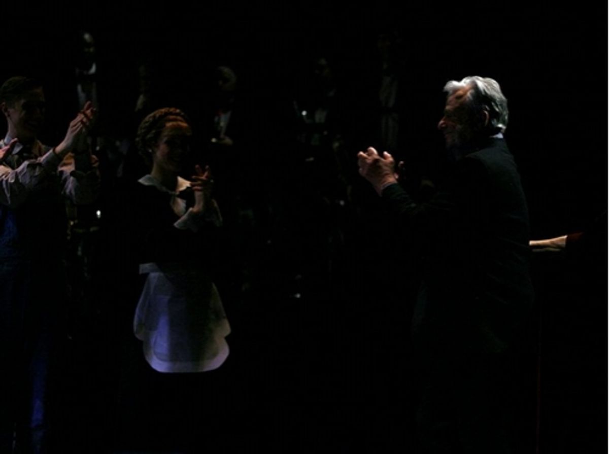 Stephen Sondheim and Cast at 
