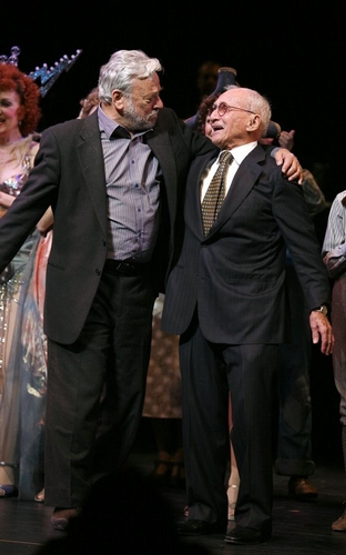 Stephen Sondheim and Arthur Laurents at 