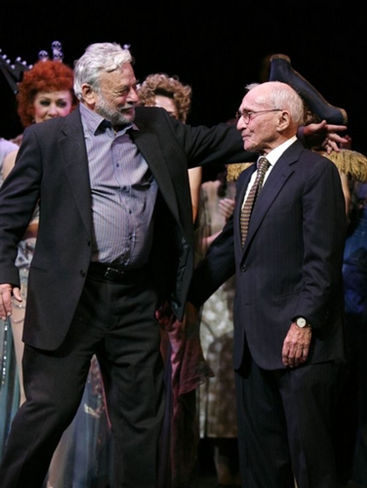 Stephen Sondheim and Arthur Laurents at 