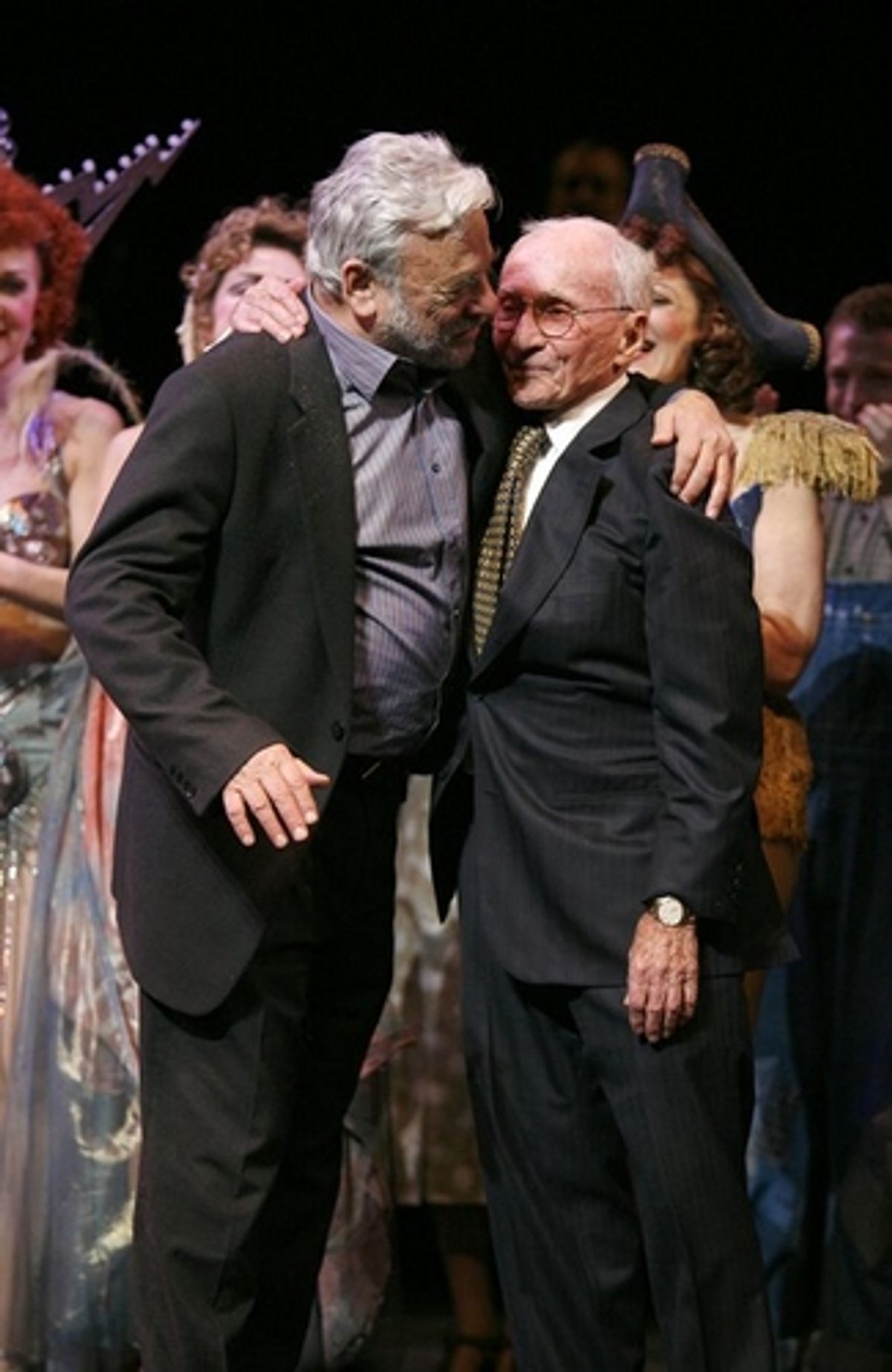 Stephen Sondheim and Arthur Laurents at 