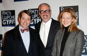 Matthew Broderick, Scott Wittman, Laura Linney Photo