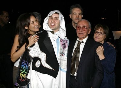 Laura Benanti, Steve Konopelski, Boyd Gaines, Arthur Laurents and Patti LuPone Photo