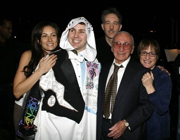 Laura Benanti, Steve Konopelski, Boyd Gaines, Arthur Laurents and Patti LuPone Photo