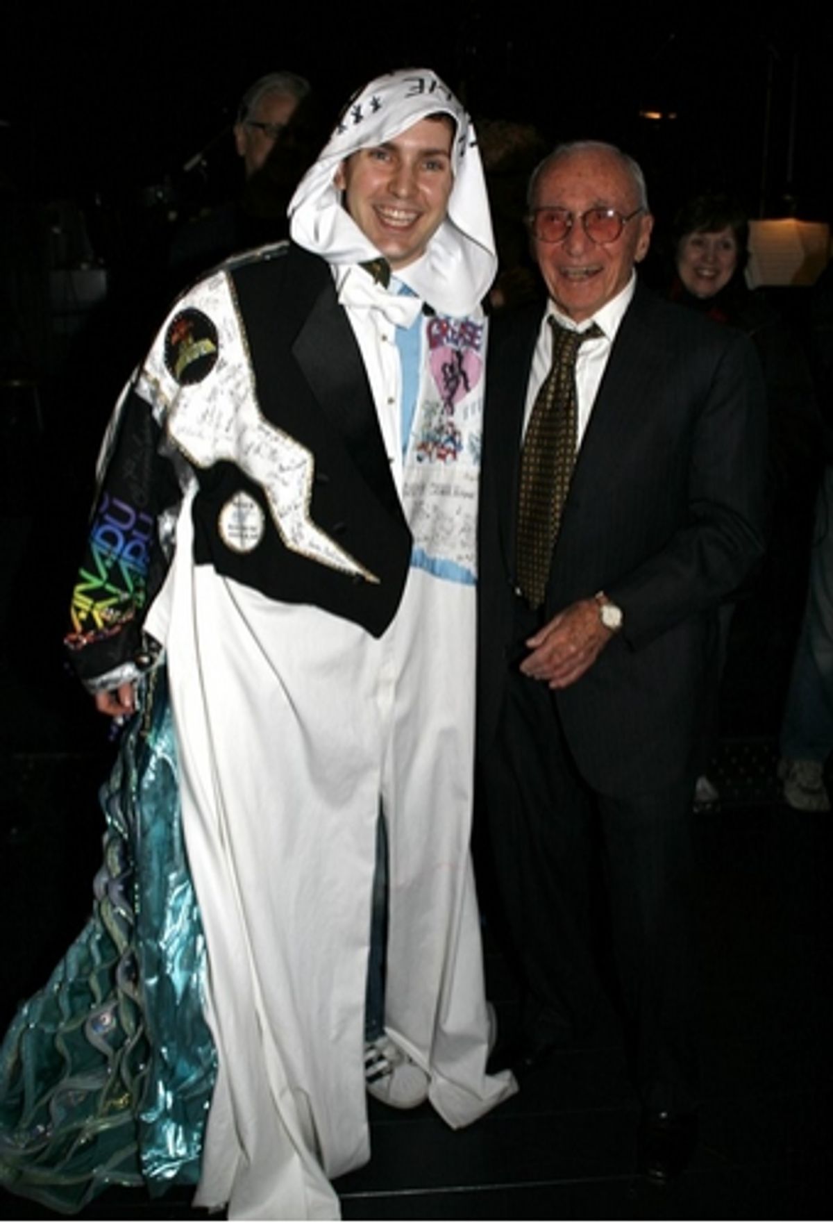 Steve Konopelski and Arthur Laurents
 at 