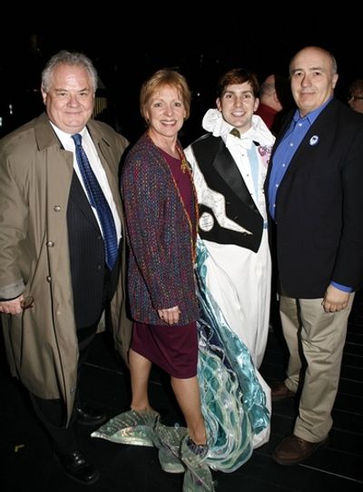 John P. Connolly (Actors Equity Executive Director),
Steve Konopelski and guests Photo