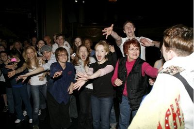 Steve Konopelski and Patti LuPone Photo