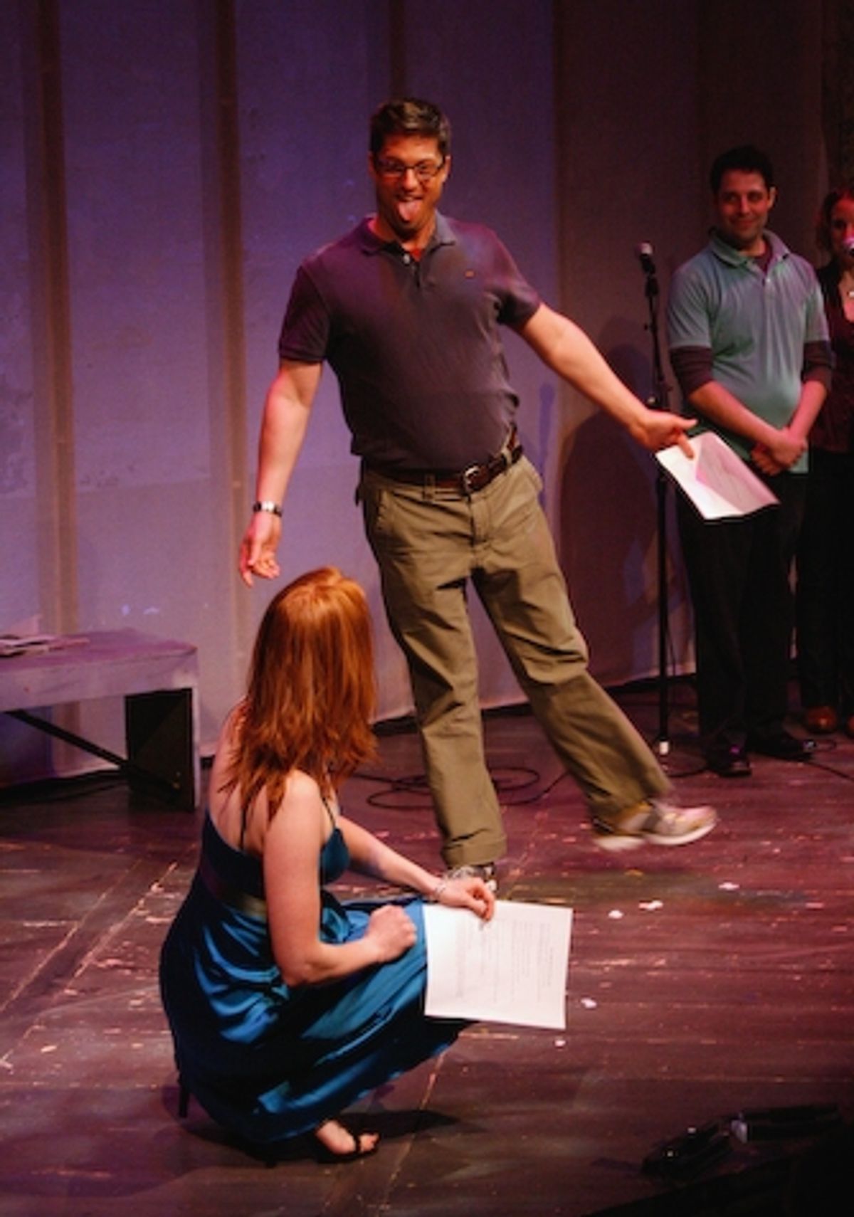 Alicia Witt and Christopher Sieber
 at 