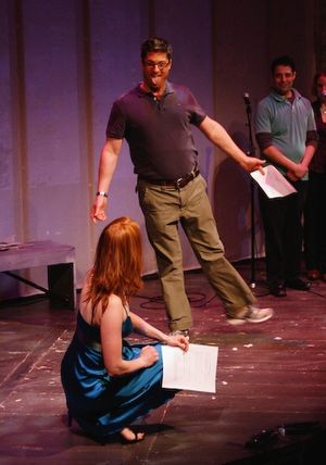 Alicia Witt and Christopher Sieber
 Photo