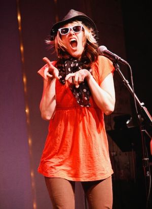 Sutton Foster accepts the Tony Award for Best Performance by a Velociraptor
@ BroadwayWorld Sutton Foster accepts the Tony Award for Best Performance by a Velociraptor
Photo