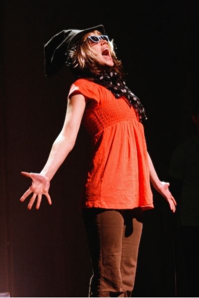 Sutton Foster lip syncs to Annie
 Photo