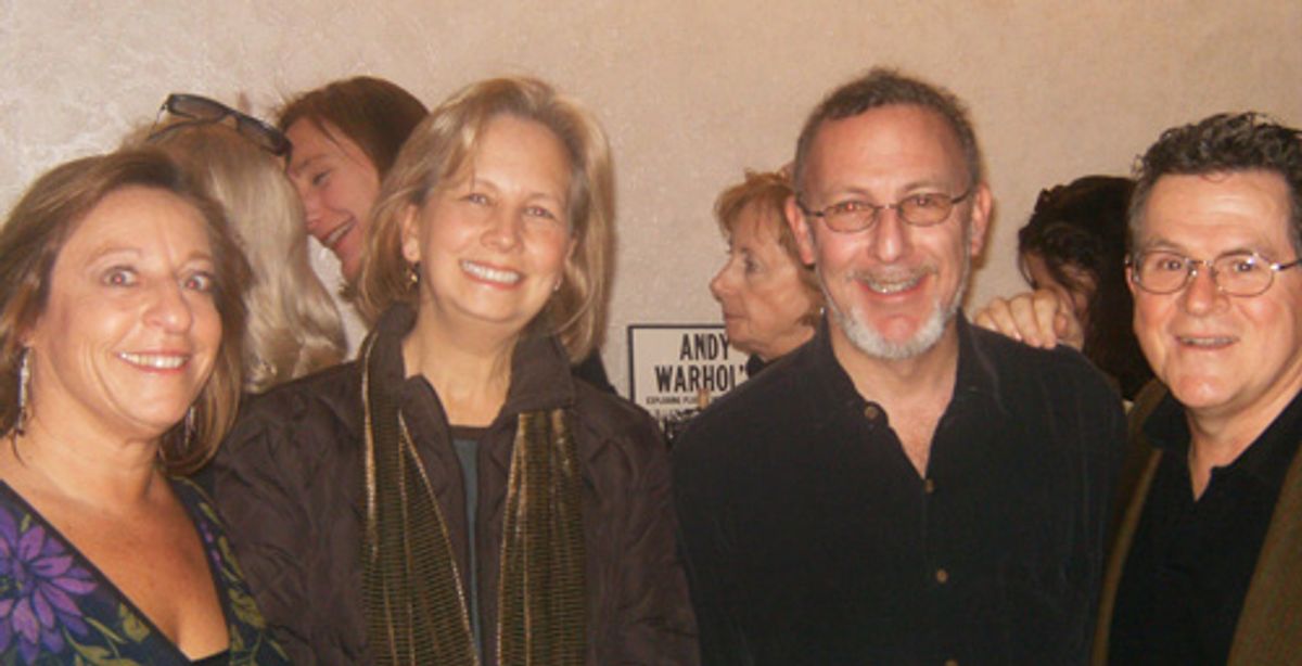 Glenview resident Rhonda Penzell, Evanston residents Marsha Kazurinsky and Tim Kazurinsky and Dave Freeman of Chicago


 at 