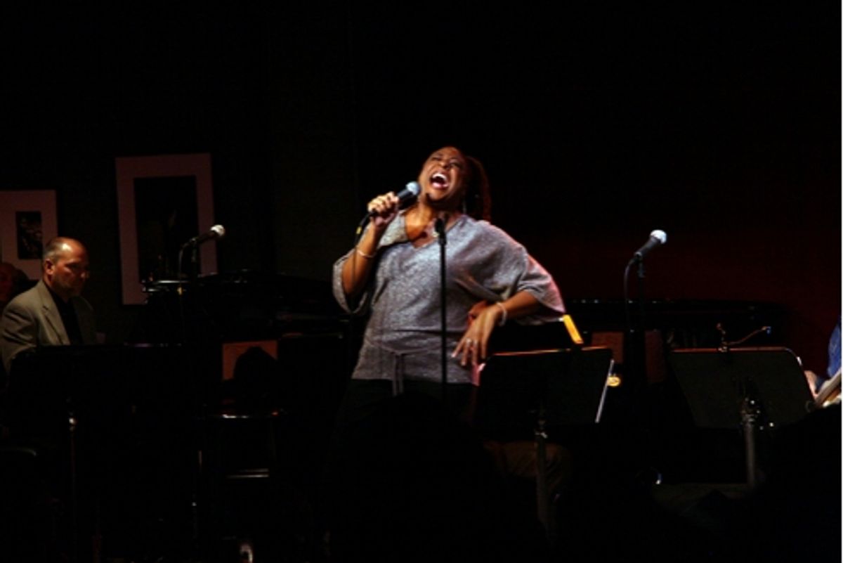 Danielle Lee Greaves at Caruso's Cast Party Presents Heitzman and Reid