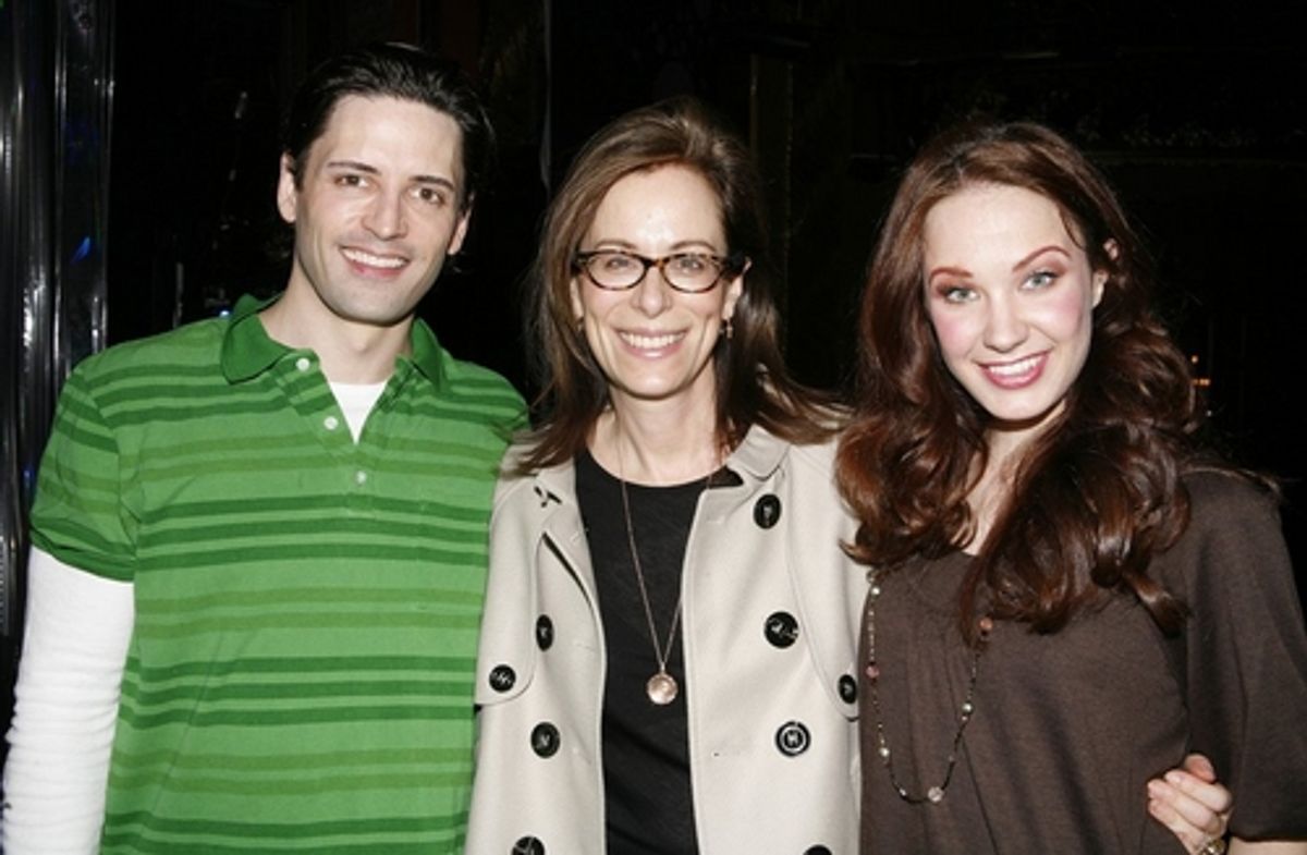 Sean Palmer, Jane Kaczarek and Sierra Boggess at 