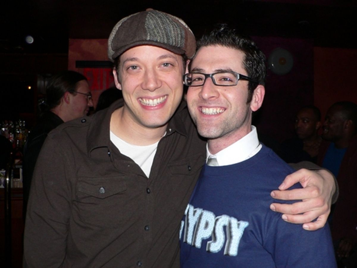 John Tartaglia and Ben Rimalower at 'Underground' Welcomes Tartaglia and McCartney