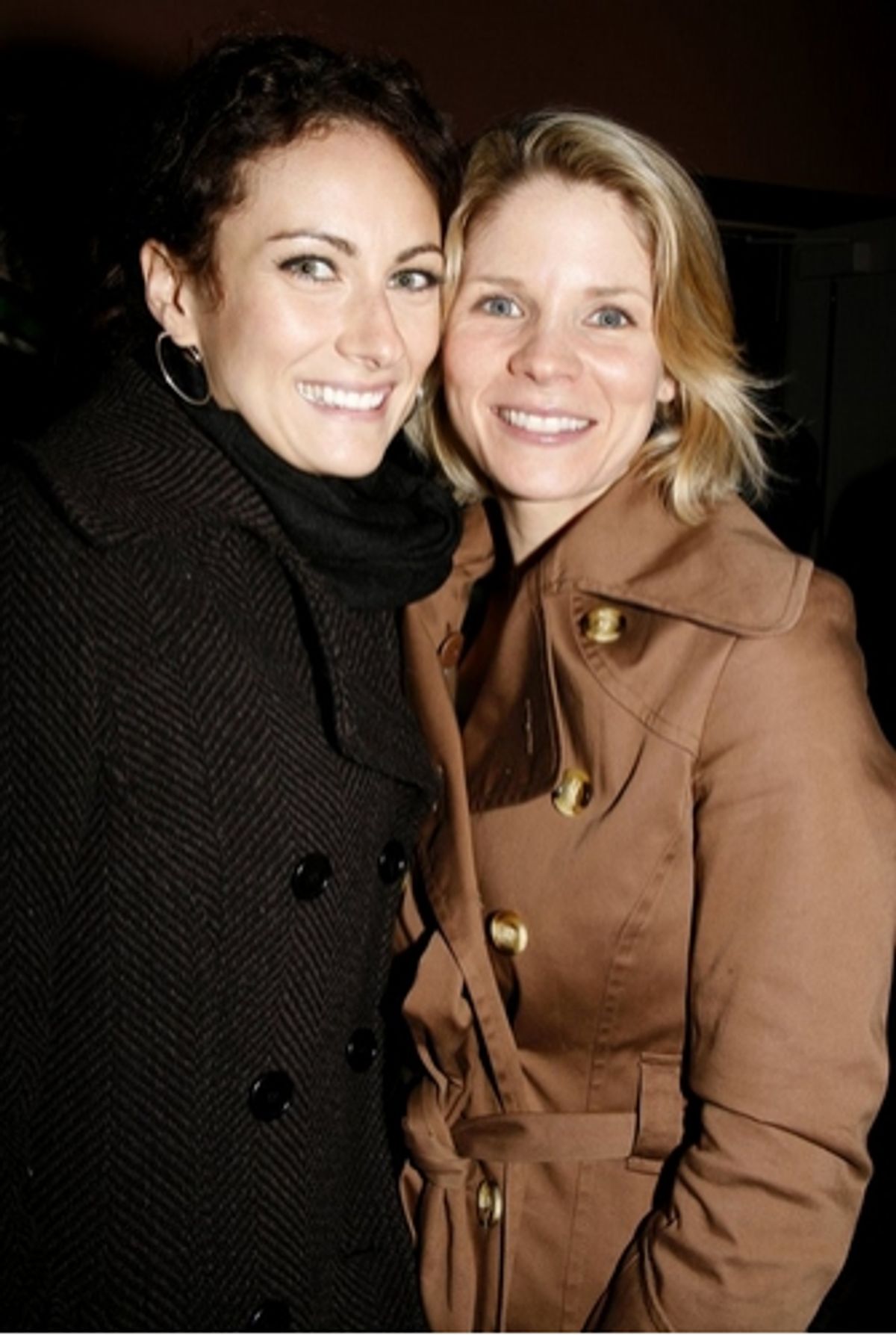 Laura Benanti and Kelli O'Hara at 