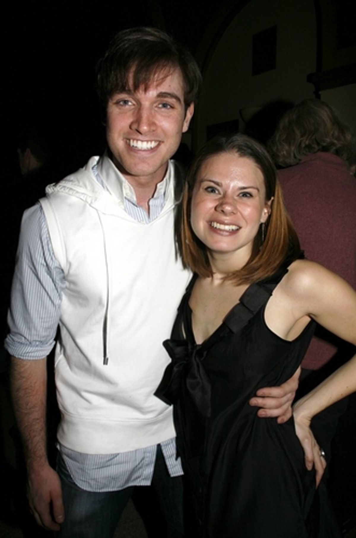 Tyler Hanes and Celia Keenan-Bolger

 at 