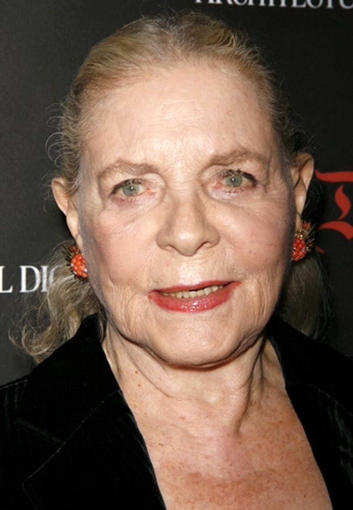 Lauren Bacall at  First Readings: A Benefit for Studio Dante