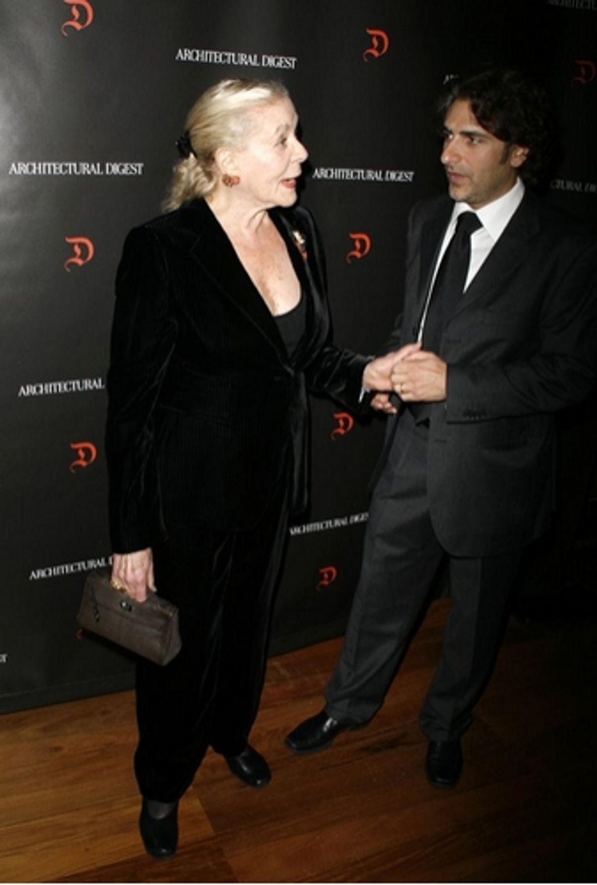 Lauren Bacall and Michael Imperioli at  First Readings: A Benefit for Studio Dante