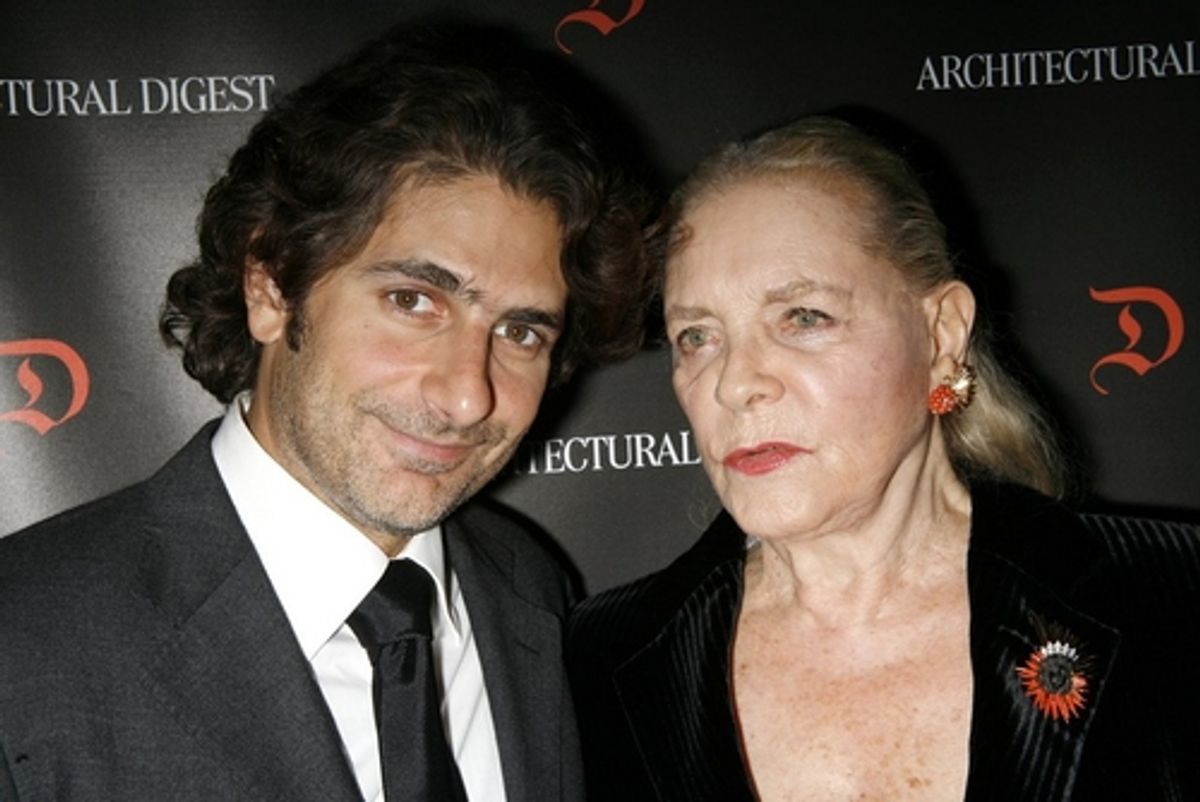 Michael Imperioli and Lauren Bacall at  First Readings: A Benefit for Studio Dante