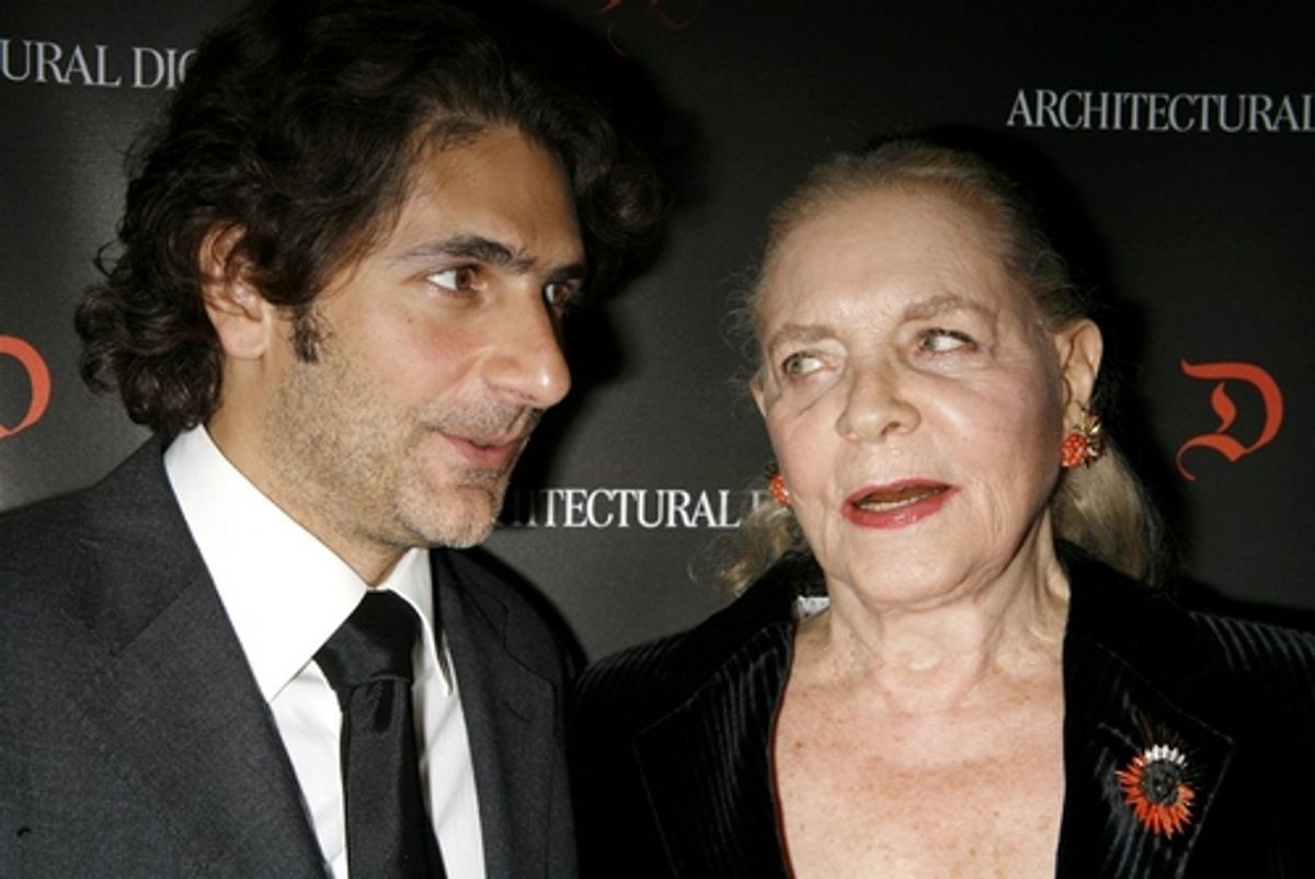 Michael Imperioli and Lauren Bacall at  First Readings: A Benefit for Studio Dante