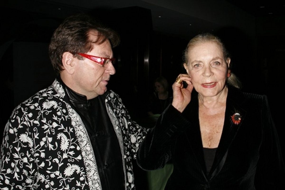 Jean-Claude Baker and Lauren Bacall at 