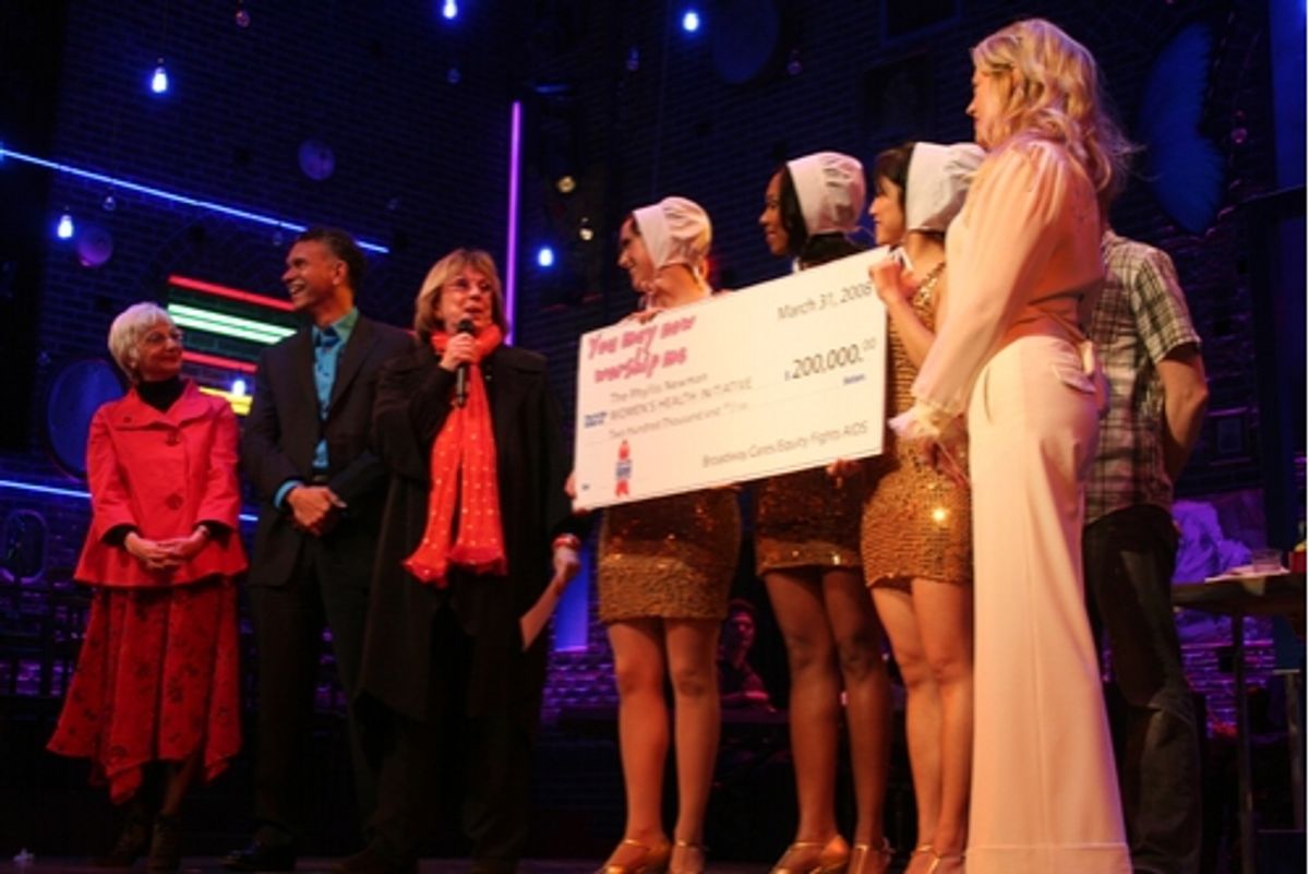 Maria DiDia, Brian Stokes Mitchell, Phyllis Newman, Sherie Rene Scott
 at 