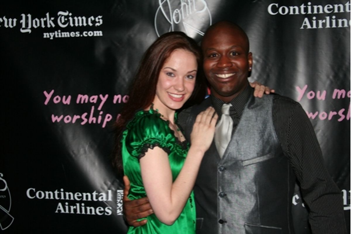 Sierra Boggess and Tituss Burgess
 at 