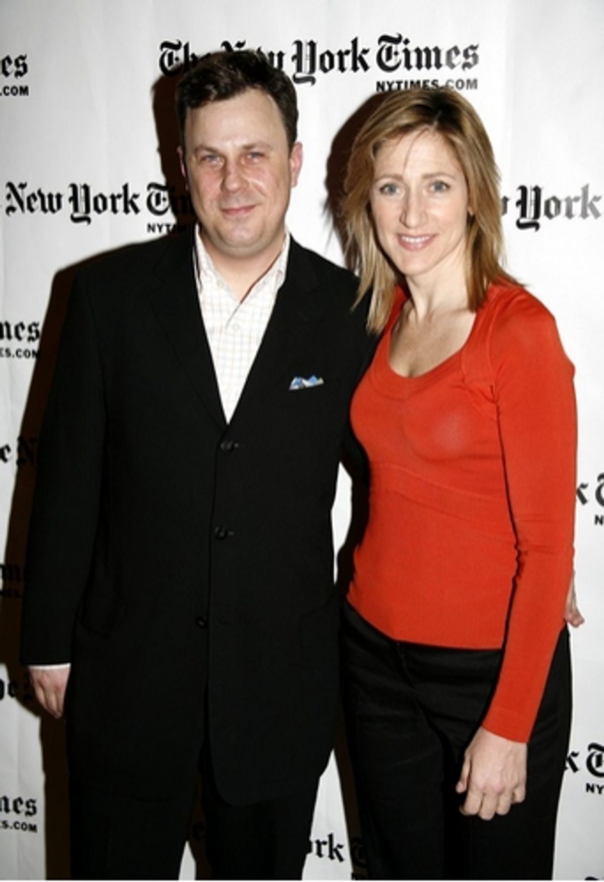 Brooks Ashmanskas and Edie Falco at NYT - Harvey and Family: A  Conversation