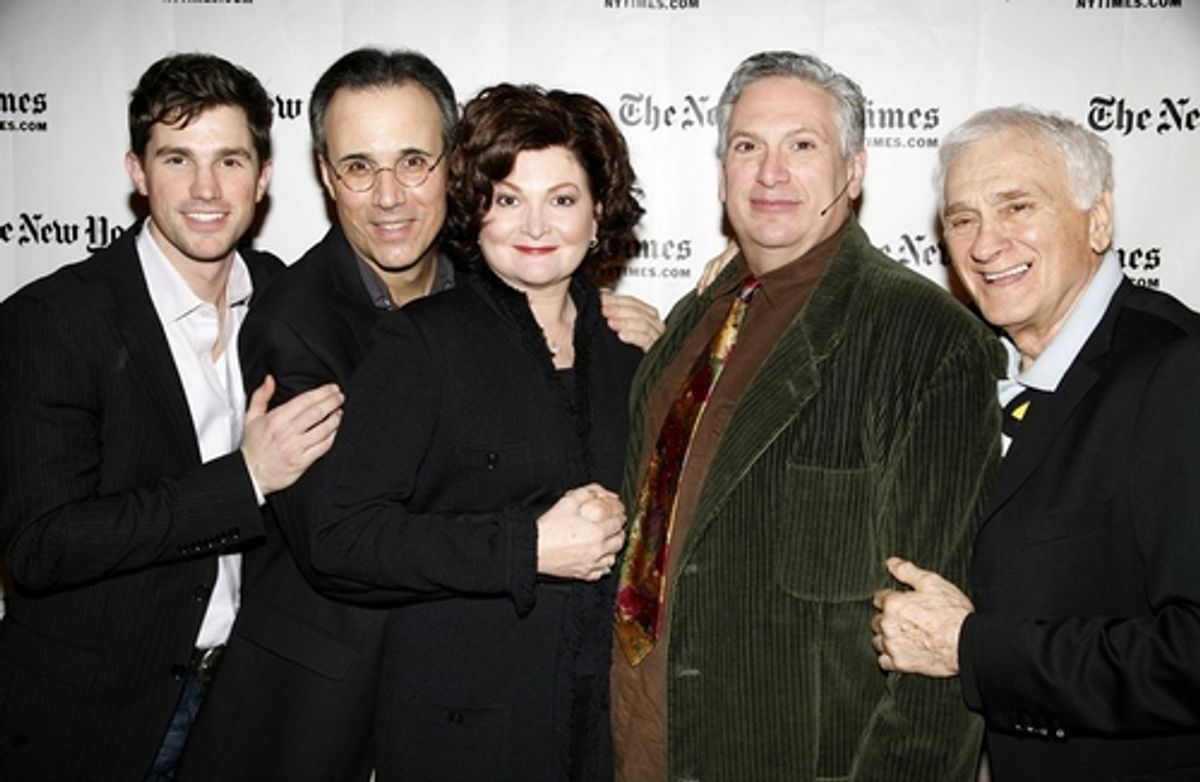 Matt Cavenaugh, John Bucchino, Harvey Fierstein and Dick Latessa at 