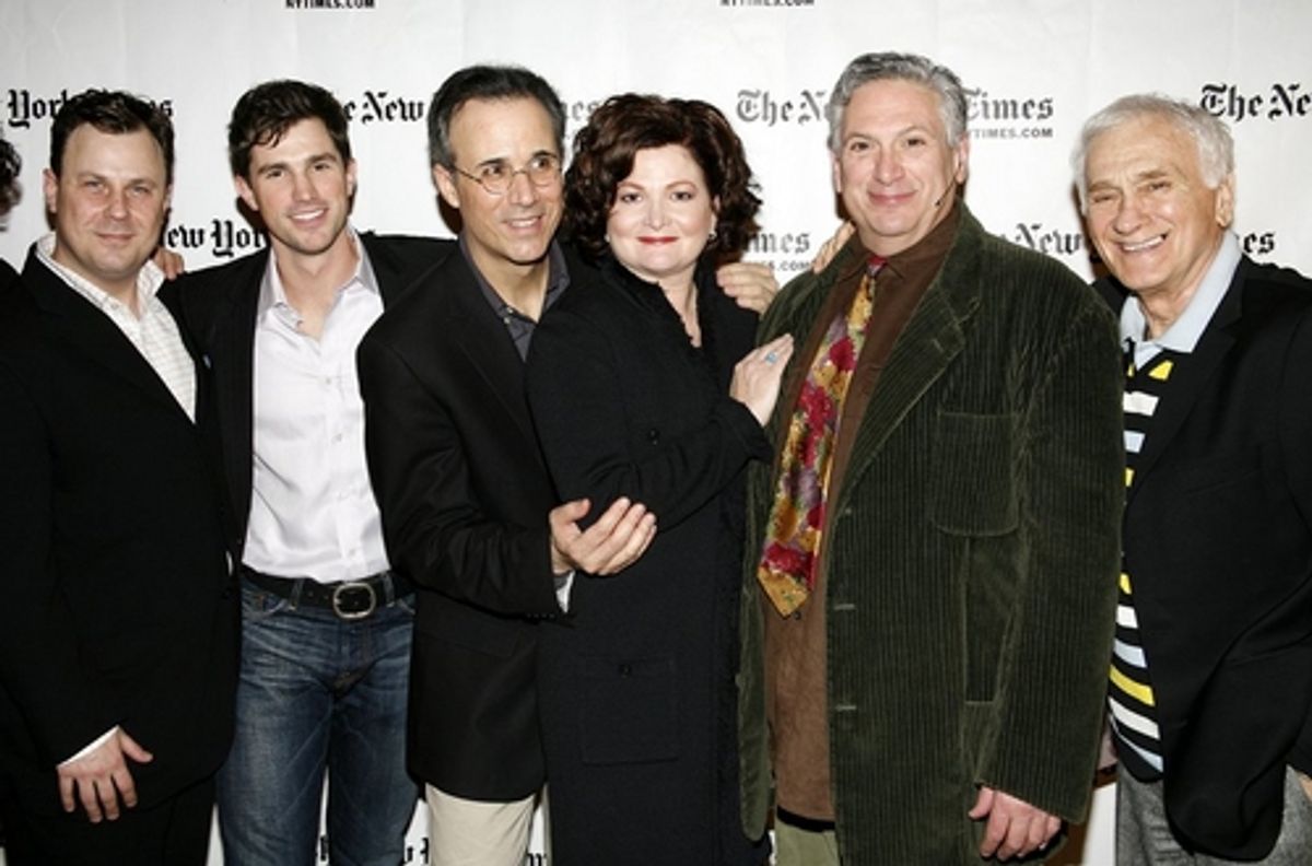 Brooks Ashmanskas, Matt Cavenaugh, John Bucchino, Harvey Fierstein and Dick Latessa at 