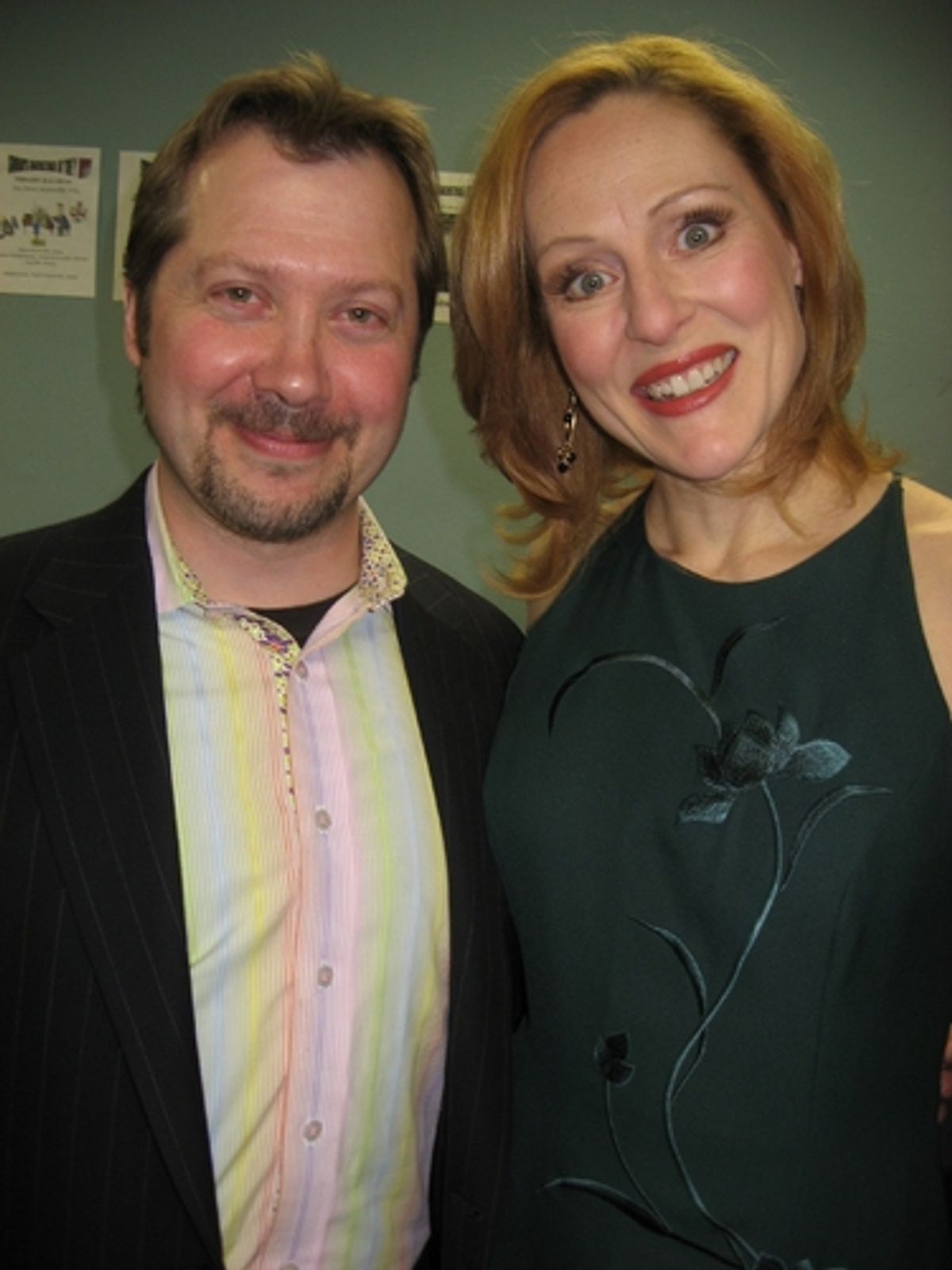 Mark Montague and Donna English at Starry Tribute to Paul Gemignani