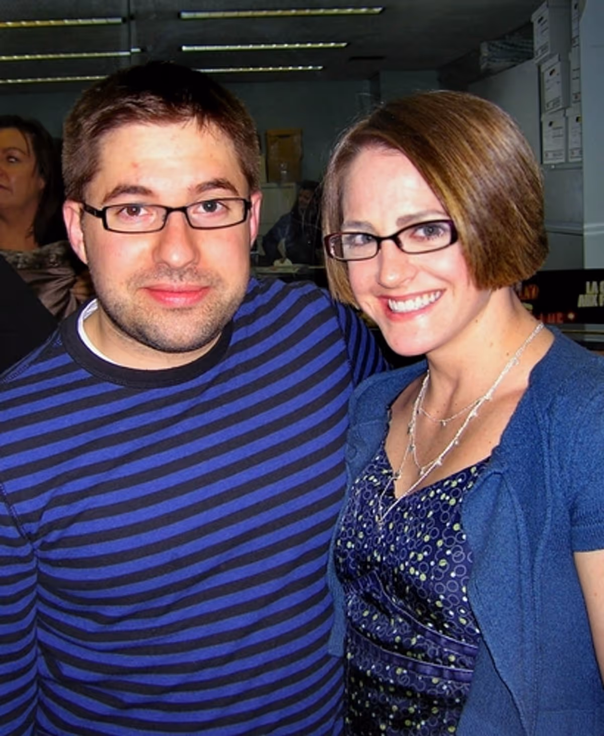 Omri Schein and his girlfriend Elizabeth at 